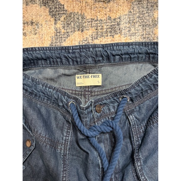 Free People We The Free South Bay Utility Cargo Pants Small Excellent Condition - Picture 4 of 6